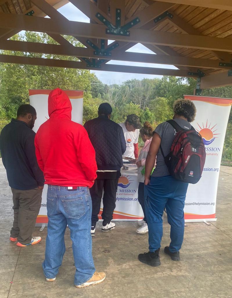 Food Distribution Event #5 Pizza Distribution among Homeless-Slices of Smiles